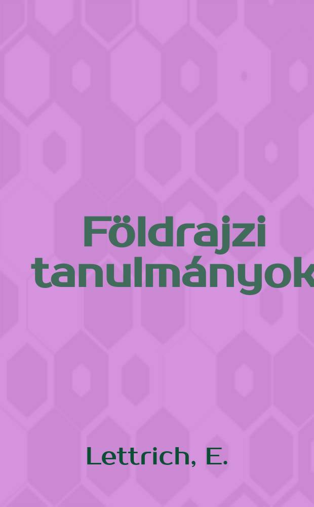 Földrajzi tanulmányok : A Magyar tudományos akadémia földrajztudományi kutatócsoportjának kiadványai. 9 : Kecskemét és tanyavilága