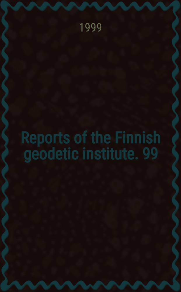 Reports of the Finnish geodetic institute. 99:2 : Quality of FLPIS land parcel digitization