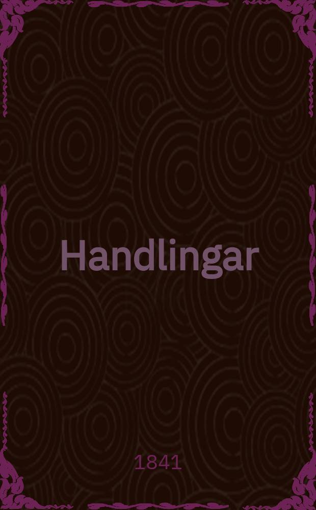 Handlingar