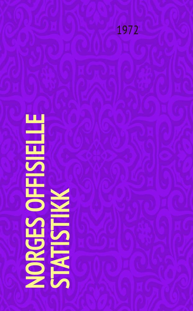 Norges offisielle statistikk