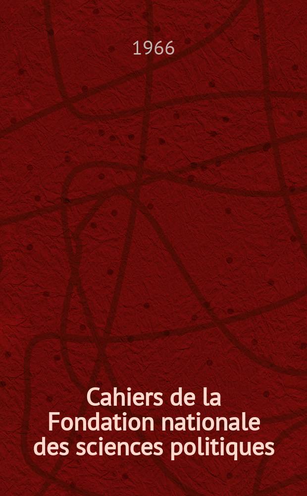 Cahiers de la Fondation nationale des sciences politiques : L'économie britannique