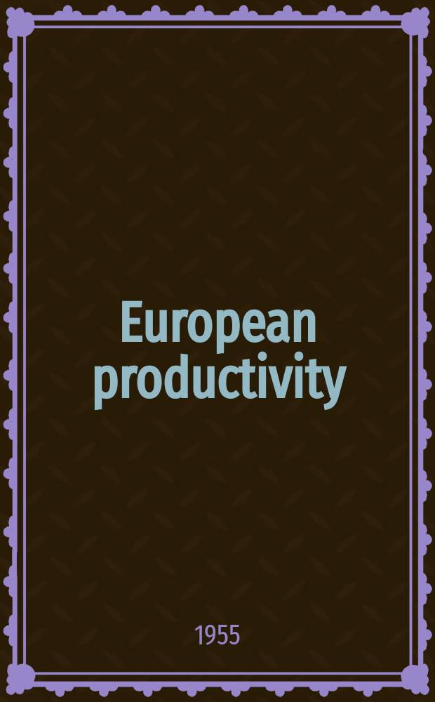 European productivity