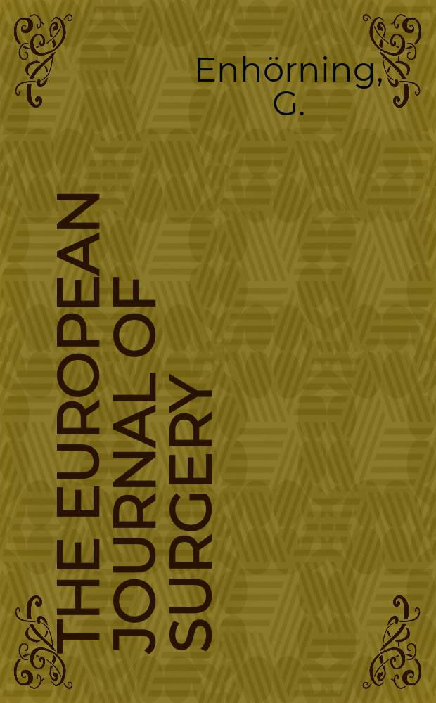 The European journal of surgery : Simultaneous resording of intravesical and intra-urethral pressure