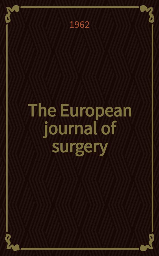 The European journal of surgery : Experimental studies of intestinal obstruction in rats