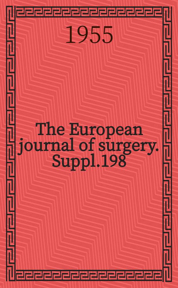 The European journal of surgery. Suppl.198 : The activation of prothrombin