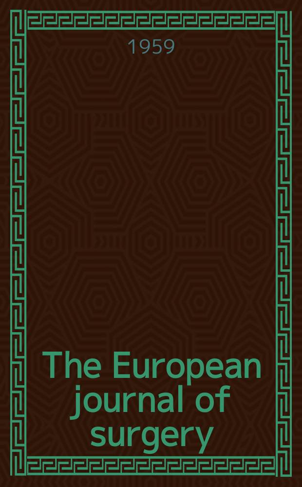 The European journal of surgery : Results of the surgical treatment of perforated peptic. ulser