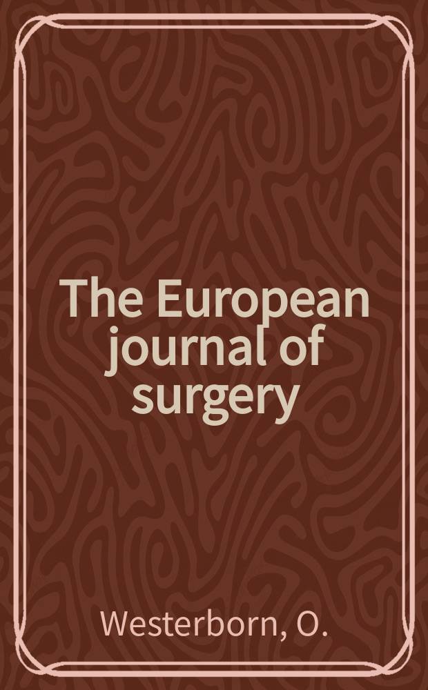 The European journal of surgery : The effect of papain on epiphyseal cartilage