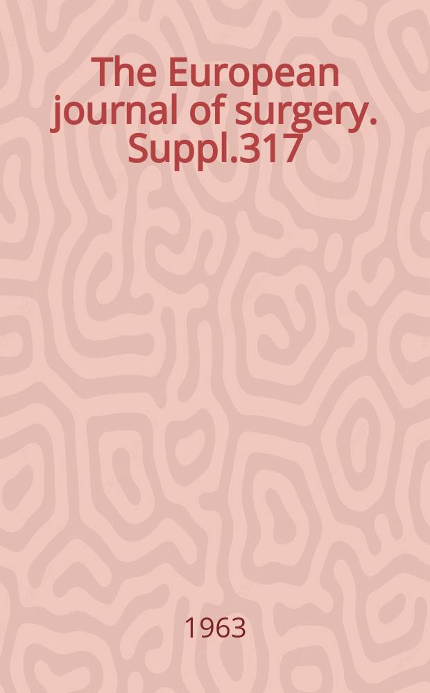 The European journal of surgery. Suppl.317 : Permanent biliary fistulas in the dog