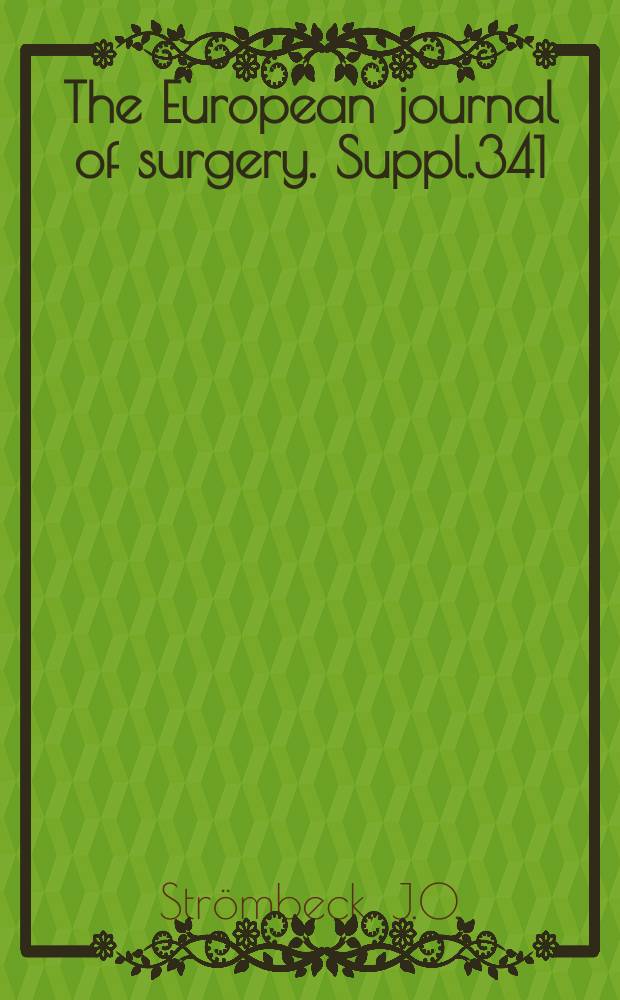 The European journal of surgery. Suppl.341 : Macromastia in women and its surgical treatment