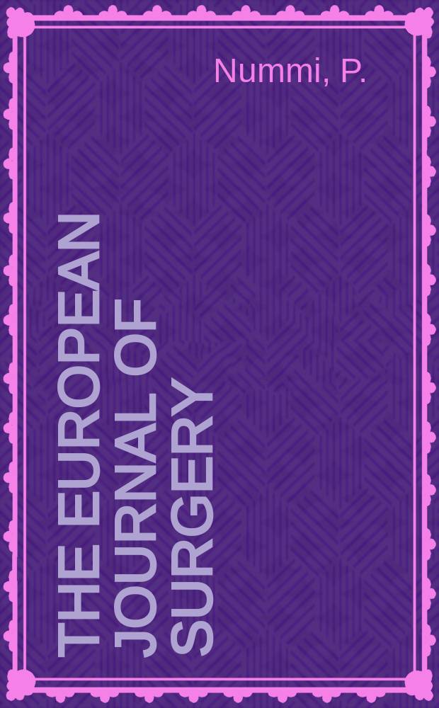 The European journal of surgery : Zur Behandlung der Fraktur in der distalen Hälfte des Unterschenkels mit einem Dopeldrahtgipsverband bei freiem Knie