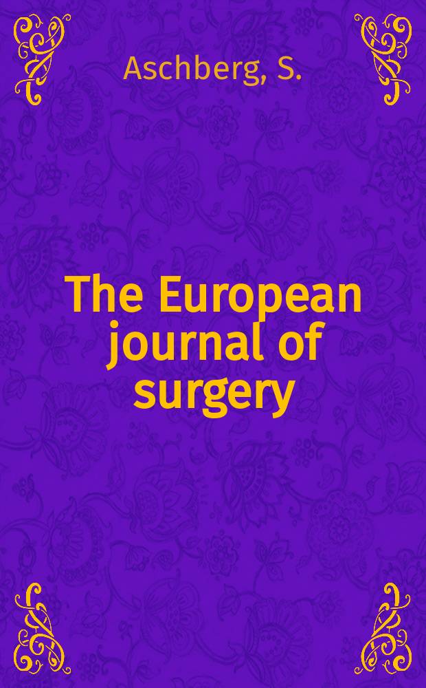The European journal of surgery : Crural venous obstruction or incompetence