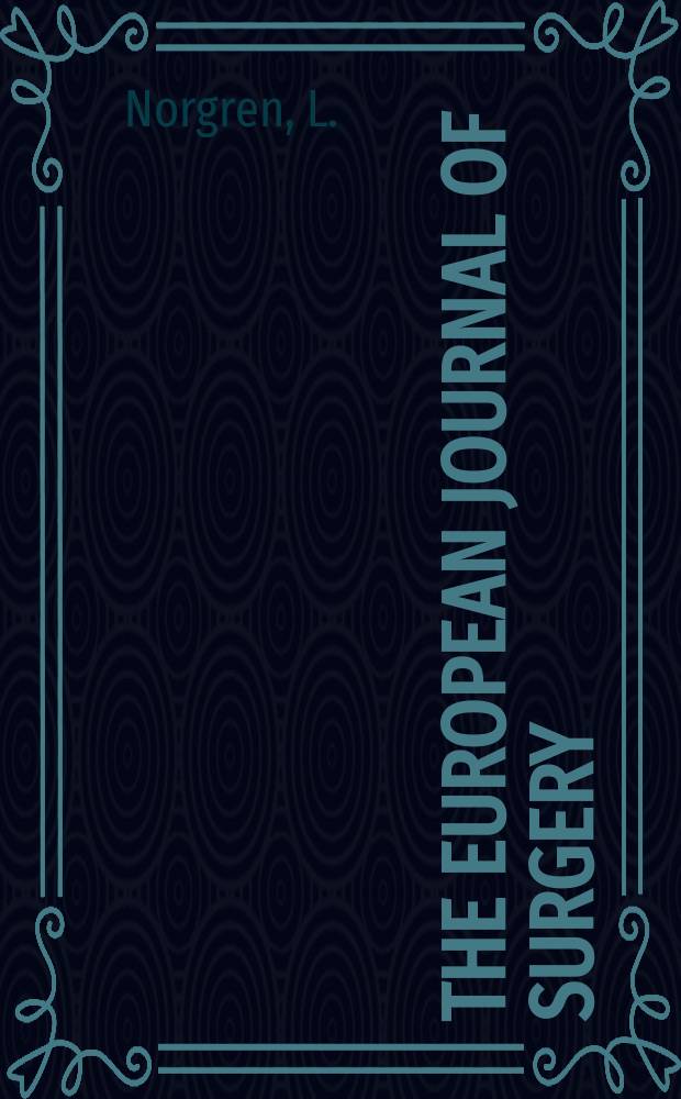 The European journal of surgery : Functional evaluation ...