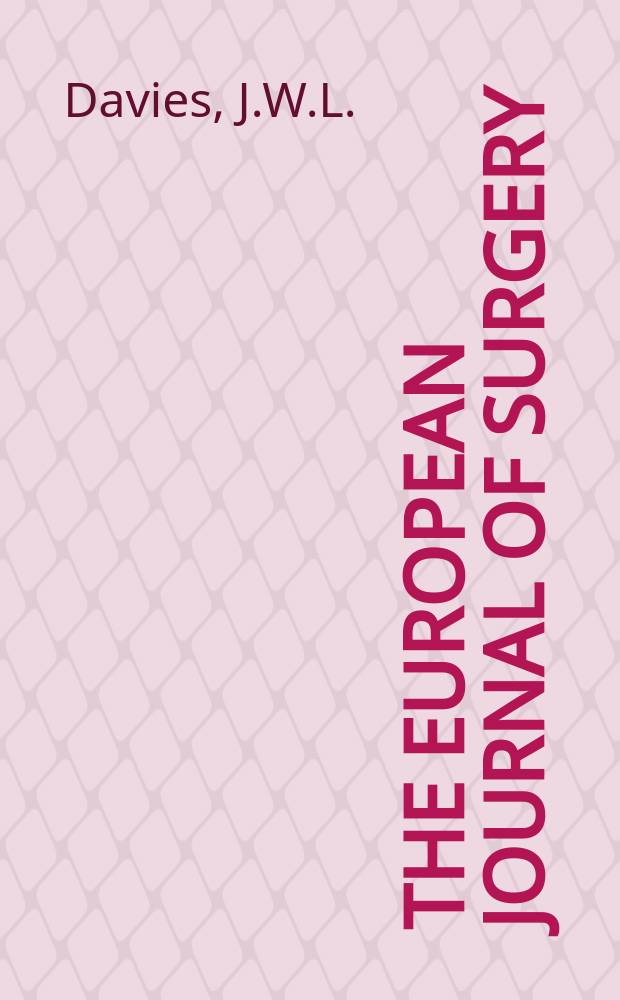 The European journal of surgery : Treatment of severe burns