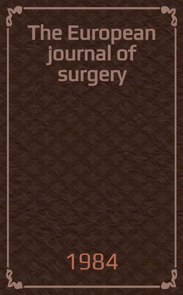 The European journal of surgery : Breast cancer