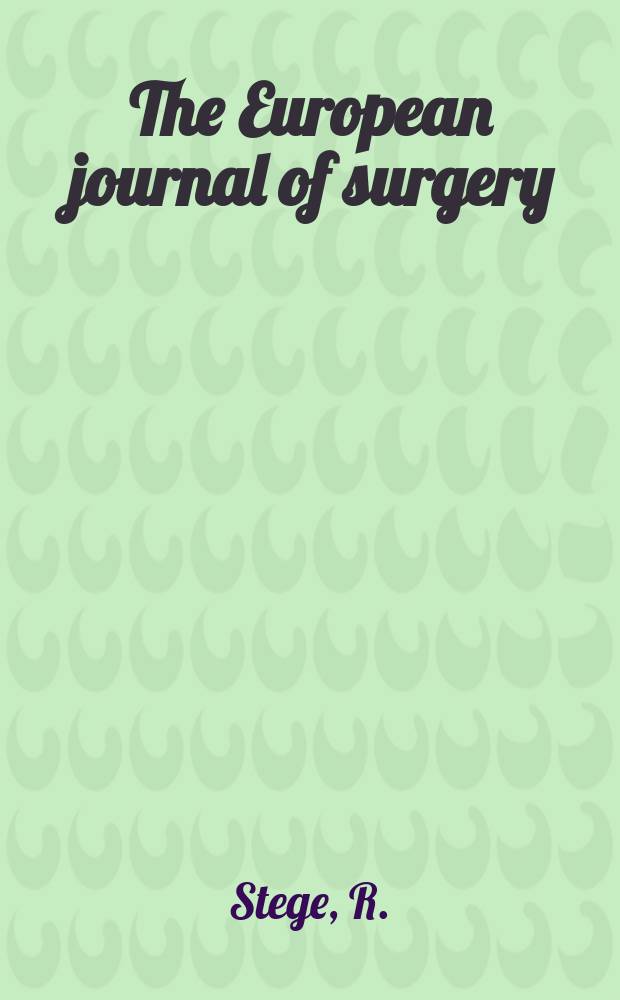 The European journal of surgery : Antithyroid drug therapy in hyperthyroidism