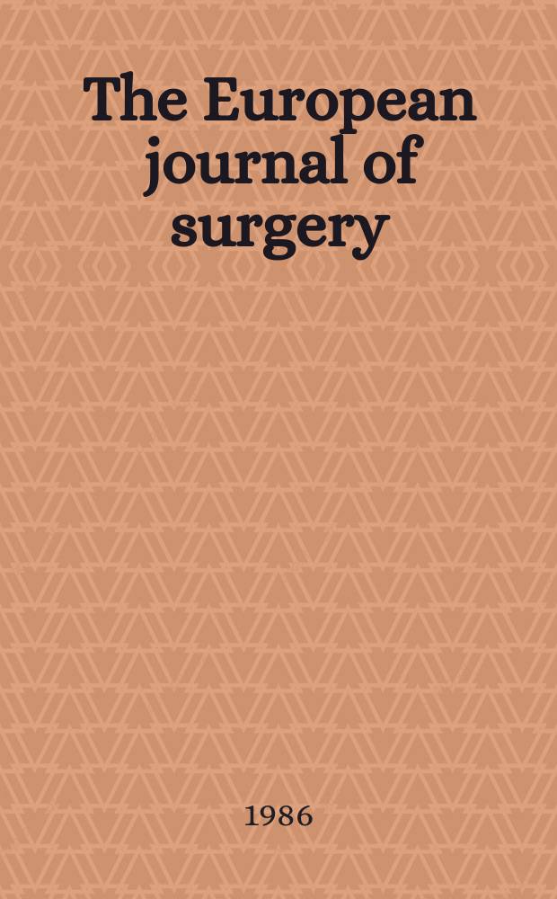 The European journal of surgery : Ulcerative colitis in Stockholm county