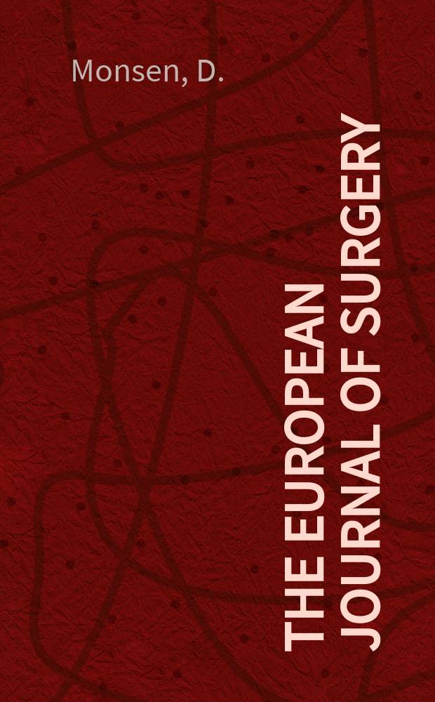 The European journal of surgery : Inflammatory howel disease