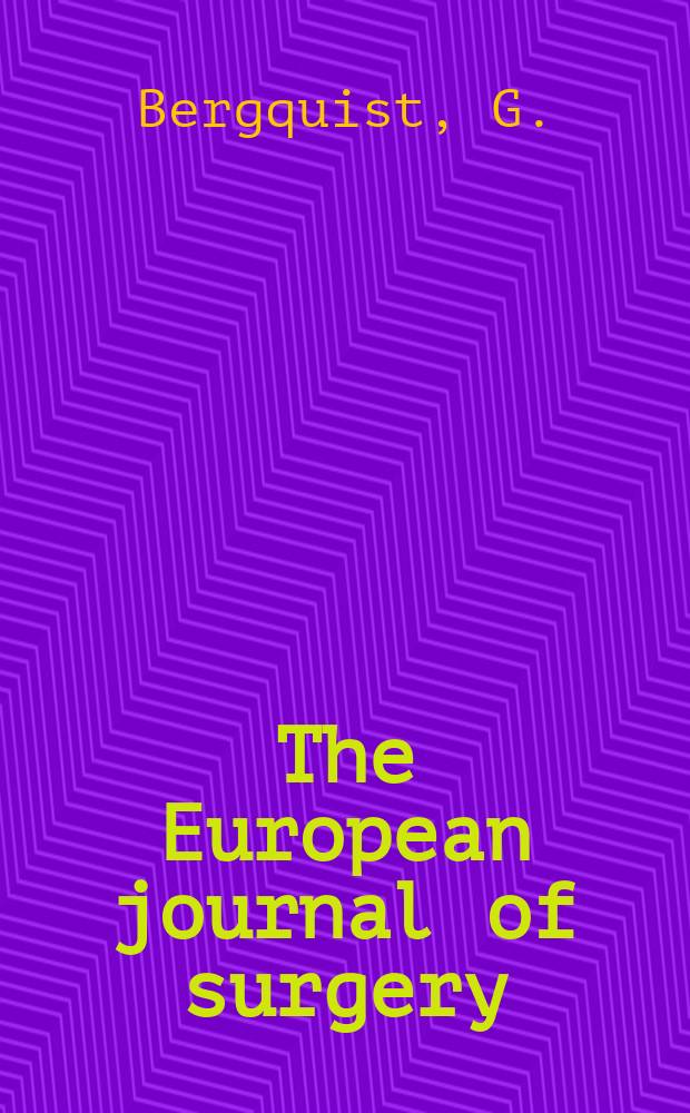 The European journal of surgery : Changes in blood in connection with thrombo-embolism