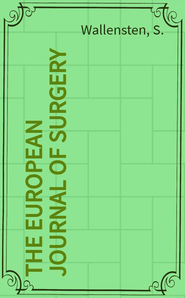 The European journal of surgery : Results of the surgical treatment of peptic ulcer by partial gastrectomy according to billroth 1 and 2 methode