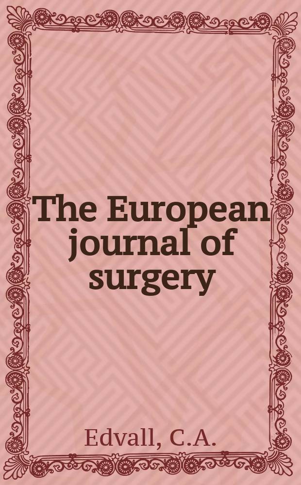 The European journal of surgery : Renal function in hyperparathyroidism