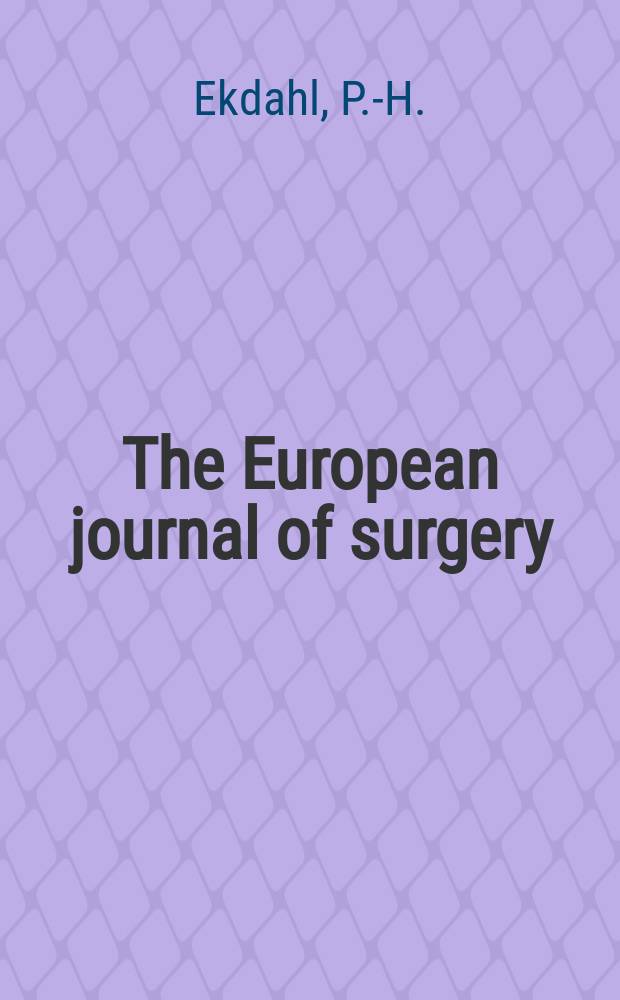 The European journal of surgery : On the conjugation and formation of bile acids in the human liver