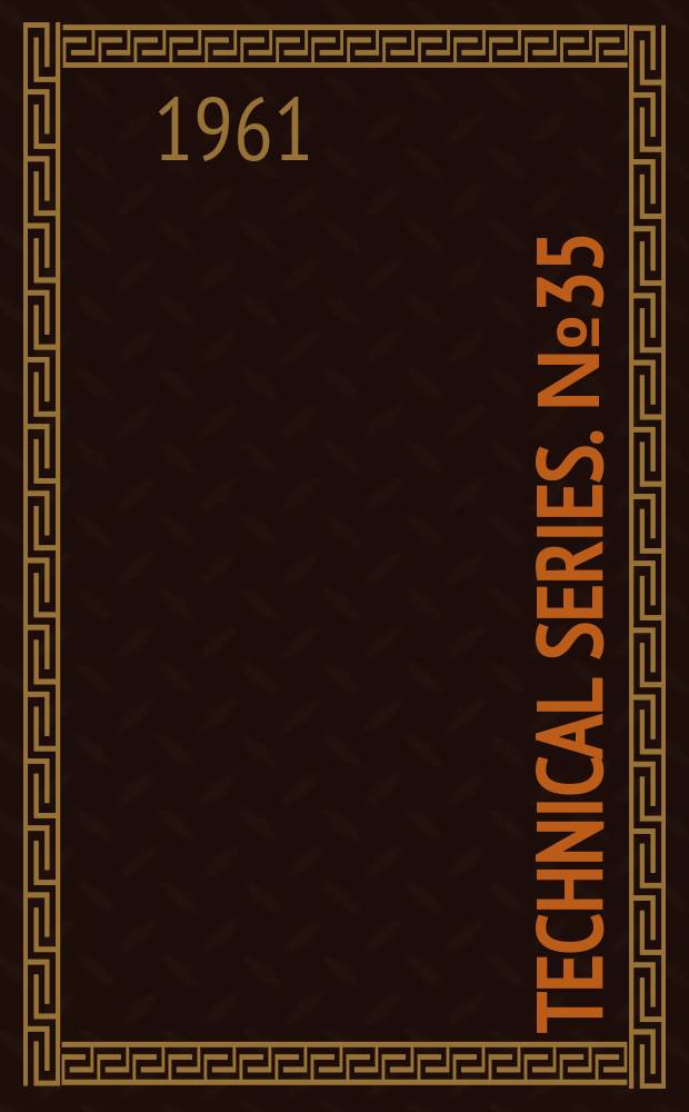 Technical series. №35 : A contribution to the biology of the spotted seatrout, Cynoscion nebulosus (Cuvier) of East-Central Florida