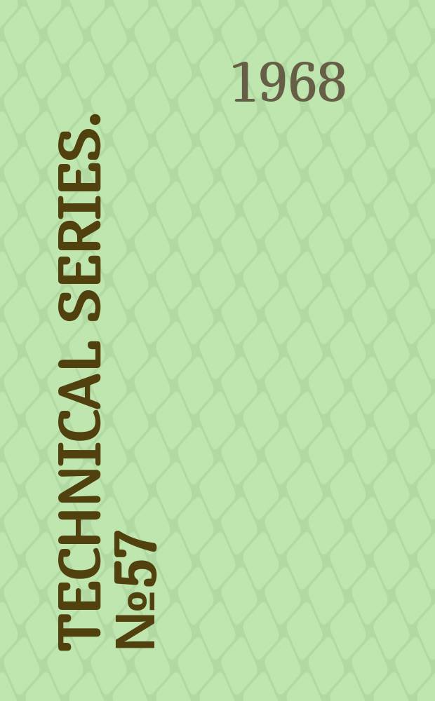 Technical series. №57 : Growth and tagging studies on Panulirus argus (Latreille) in the Florida Keys