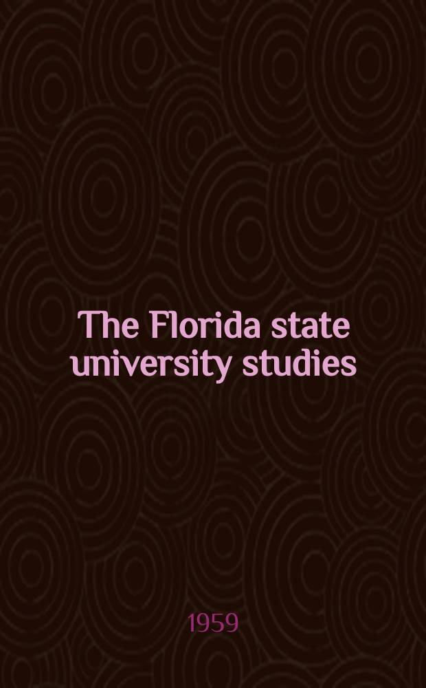The Florida state university studies