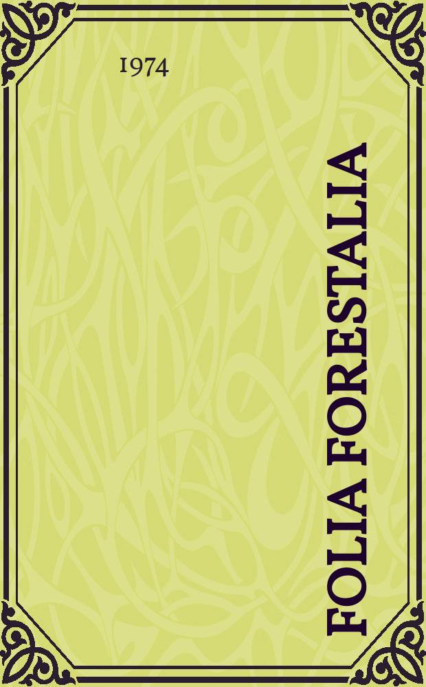 Folia forestalia
