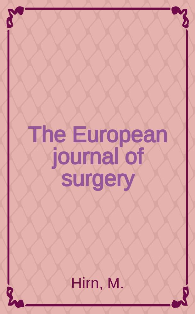 The European journal of surgery : Hyperbaric oxygen in the treatment of gas ...