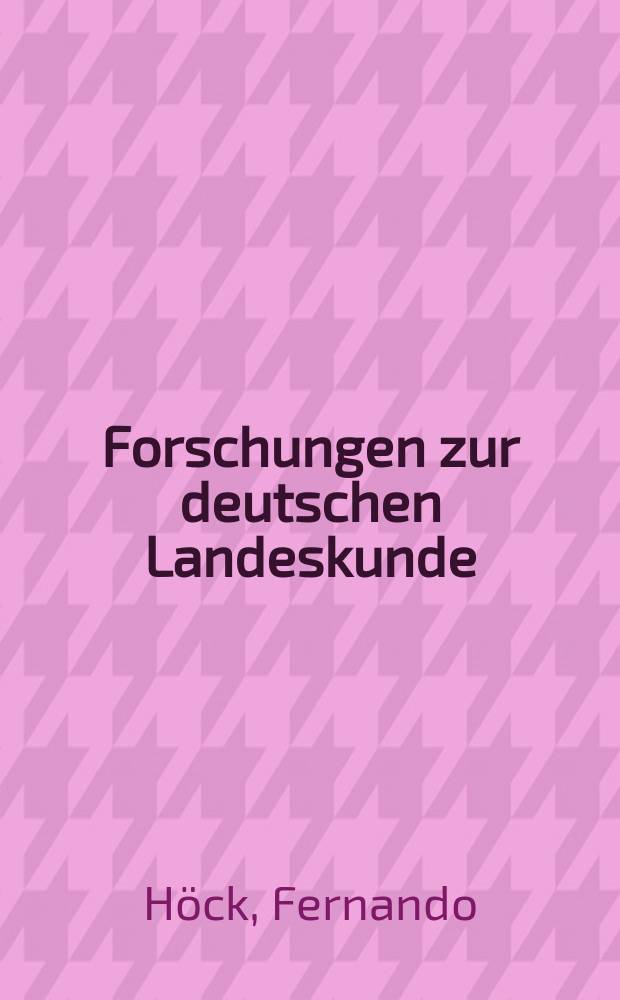 Forschungen zur deutschen Landeskunde : Ver&ouml;ffentlichungen der Abteilung f&uuml;r Landeskunde im Reichsamt f&uuml;r Landesaufnahme und der Deutschen geographischen Gesellschaft. Bd.7, H.4 : Nadelwaldflora Norddeutschlands