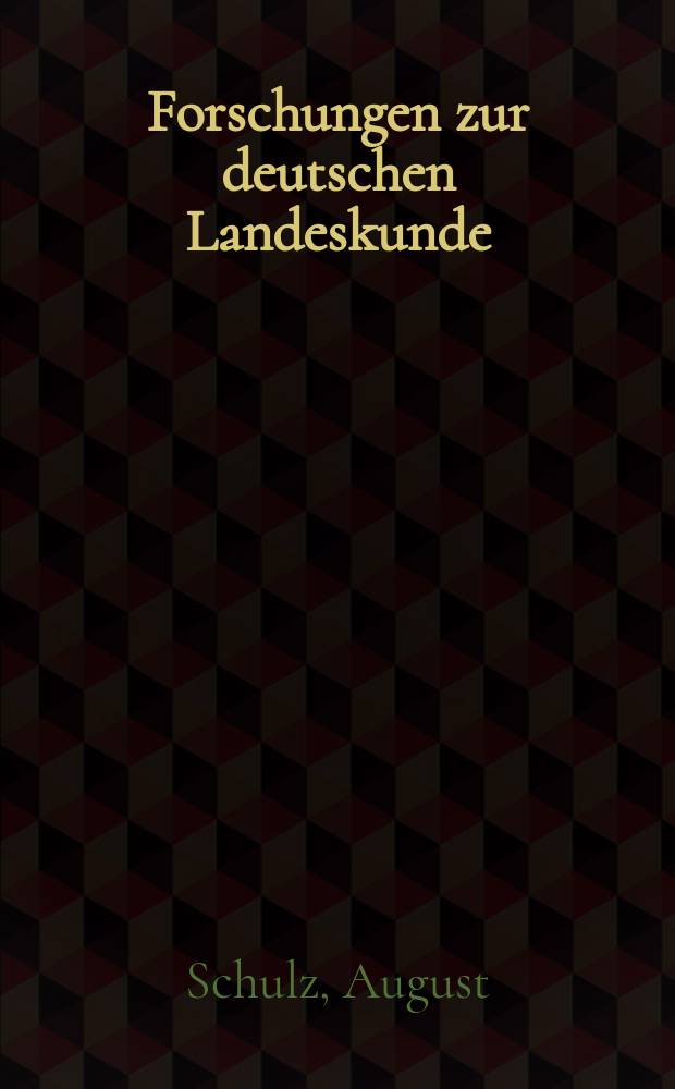 Forschungen zur deutschen Landeskunde : Veröffentlichungen der Abteilung für Landeskunde im Reichsamt für Landesaufnahme und der Deutschen geographischen Gesellschaft. Bd.13, H.4 : Die Verbreitung der halophilen Phanerogamen in Mitteleuropa nördlich der Alpen