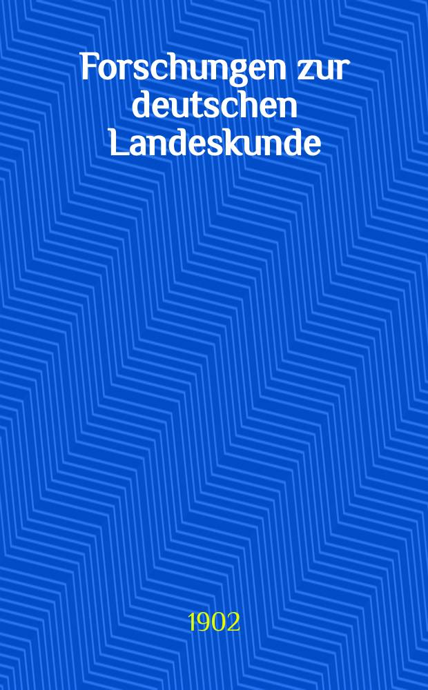 Forschungen zur deutschen Landeskunde : Veröffentlichungen der Abteilung für Landeskunde im Reichsamt für Landesaufnahme und der Deutschen geographischen Gesellschaft. Bd.14, H.1 : Die Besiedlungsverhältnisse des oberösterreichischen Mühlviertels in ihrer Abhängigkeit von natürlichen und geschichtlichen Bedingungen