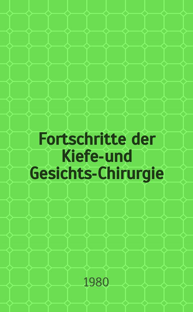Fortschritte der Kiefer- und Gesichts-Chirurgie : Ein Jahrbuch. Bd.25 : Erkrankungen des Kiefergelenkes