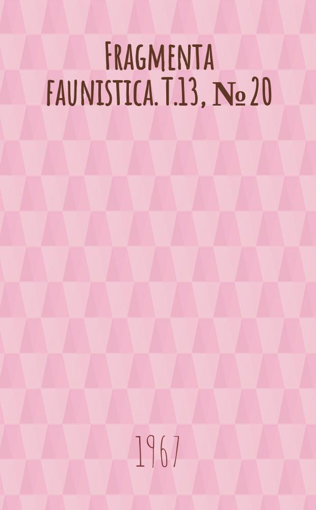 Fragmenta faunistica. T.13, №20 : Rozróżnianie larw Psallus ambiquus (Fall.) i Ortotytus marginalis