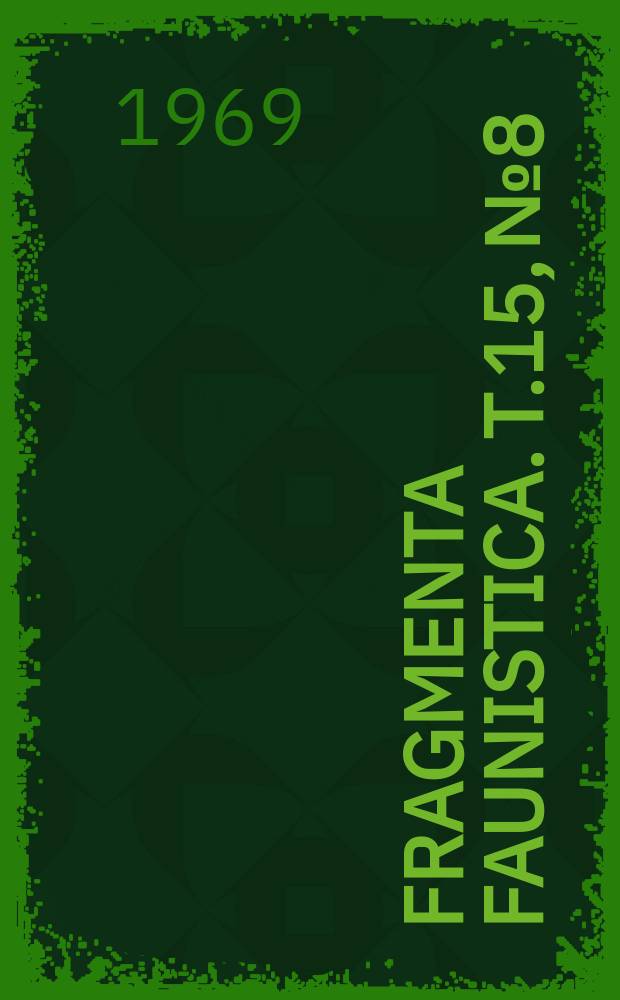 Fragmenta faunistica. T.15, №8 : Rhipicephalus rossicus Jakimov et Kobl Jakimova, 1911 - nowy dla Fauny Polski rodzaj i ņatunek kleszcza (Acavina, Txodidae)