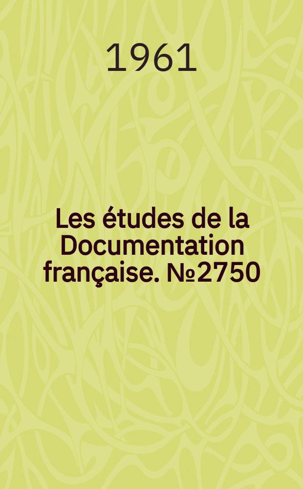 Les études de la Documentation française. №2750 : Les Lois électorales