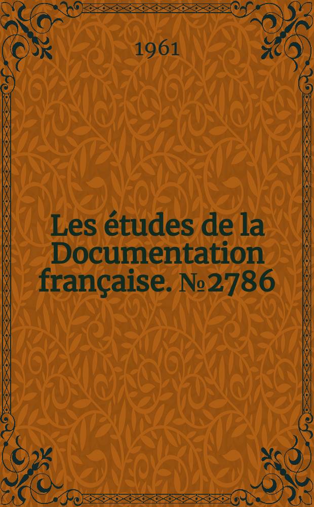 Les études de la Documentation française. № 2786 : Le Fédéralisme yougoslave