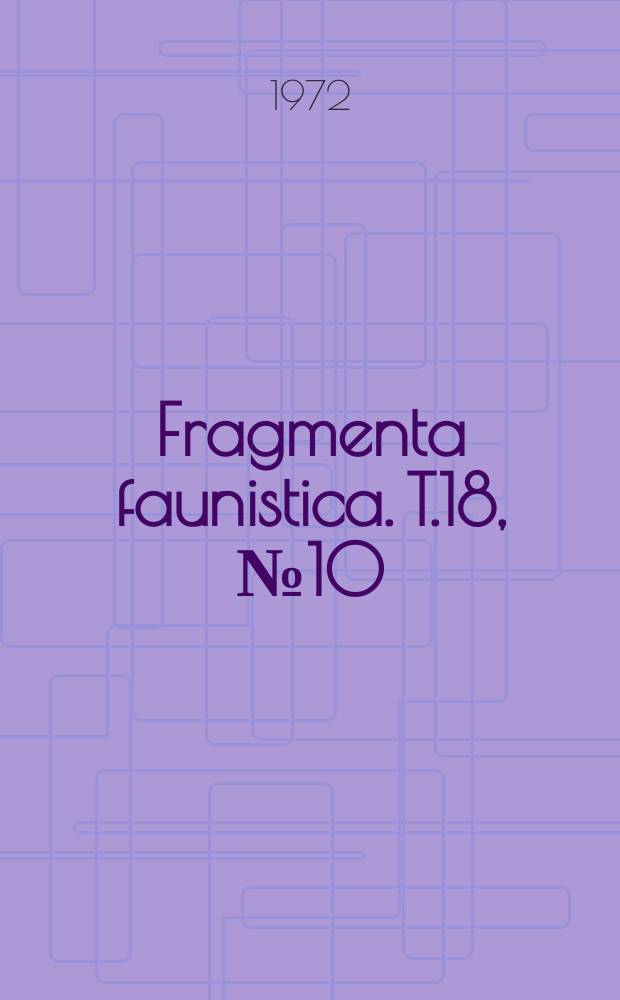 Fragmenta faunistica. T.18, №10 : Mechowce (Acari Oribatei) nowe dla fauny Polski ...