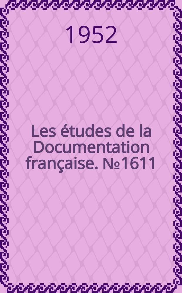 Les études de la Documentation française. №1611 : Suisse. Autriche. Liechtenstein