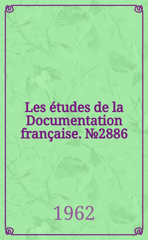 Les études de la Documentation française. №2886 : L'Intérêt pratique de l'exploration spatiale