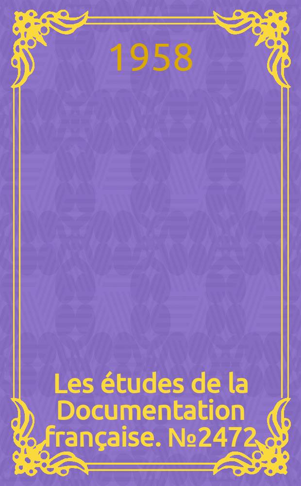 Les études de la Documentation française. №2472 : La Finlande