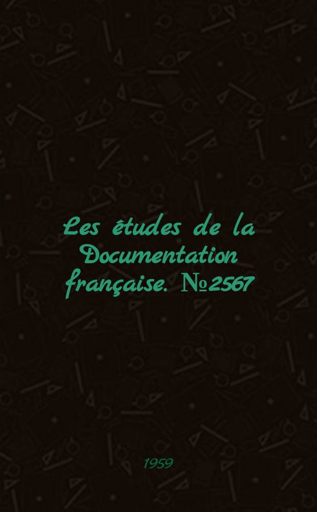Les études de la Documentation française. №2567 : Les Problèmes religieux en Europe orientale (1945-1959)