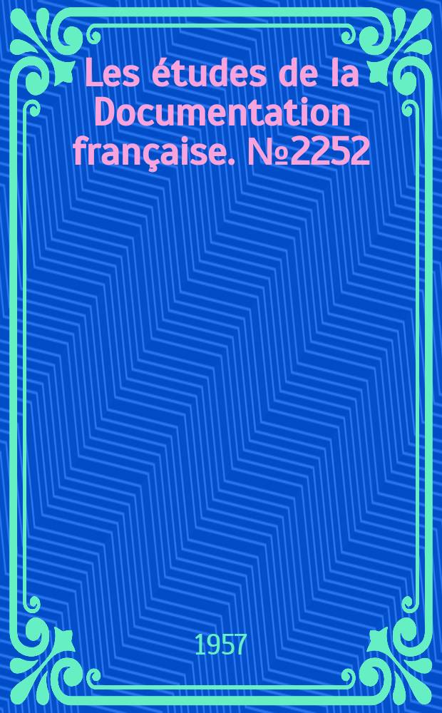 Les études de la Documentation française. №2252 : L'économie alsacienne