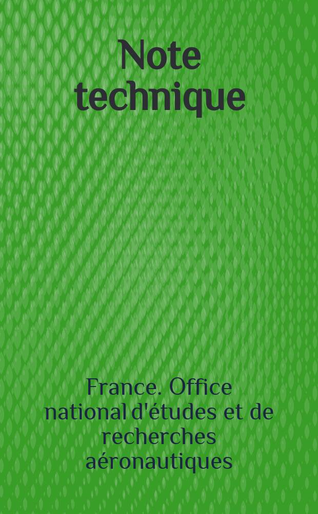 Note technique
