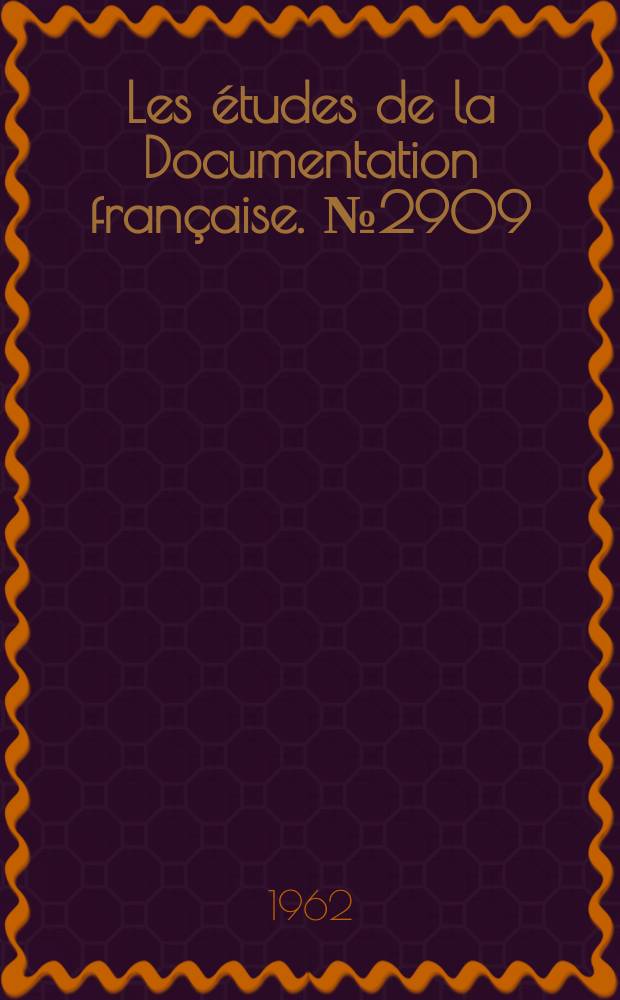 Les &eacute;tudes de la Documentation fran&ccedil;aise. №2909 : Isra&euml;l et les isra&eacute;liens