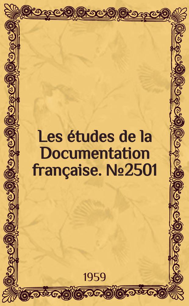 Les études de la Documentation française. №2501 : Convention sur la nationalité de la femme mariée