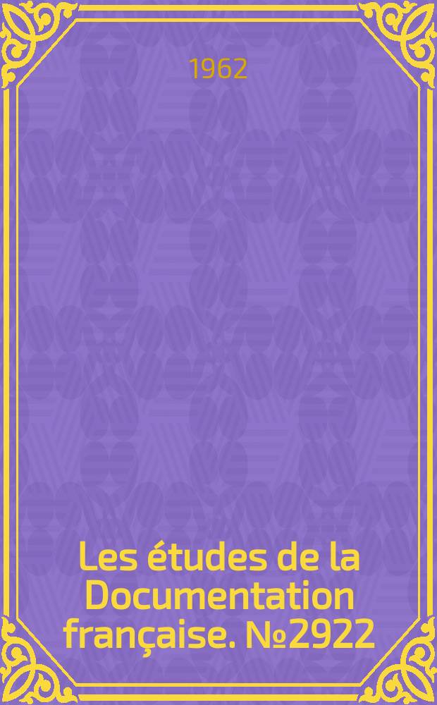 Les études de la Documentation française. №2922 : Le café dams le monde