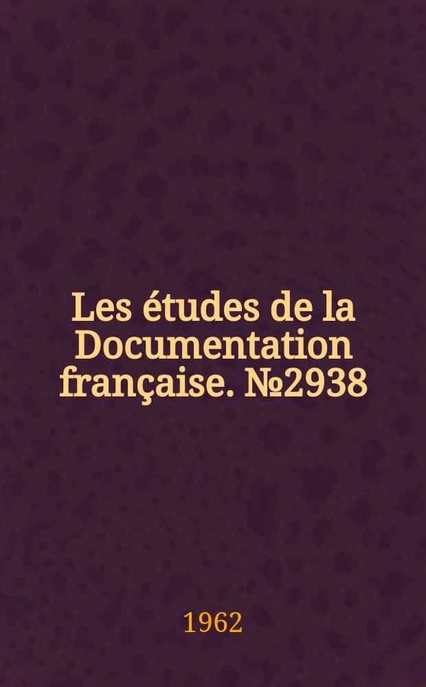 Les études de la Documentation française. №2938 : La Presse des États-Unis d'Amérique