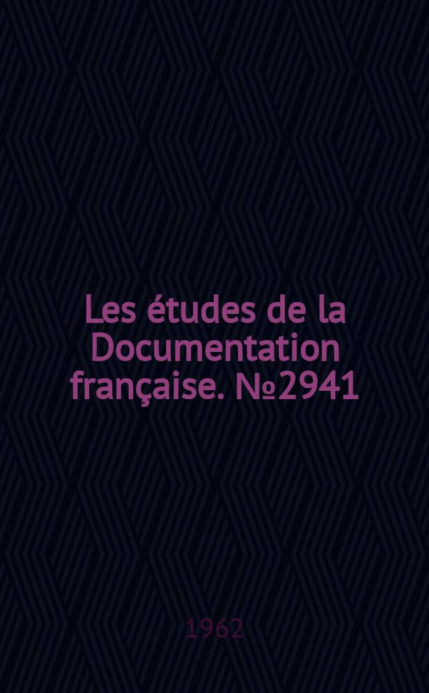 Les études de la Documentation française. №2941 : La Marine marchande française